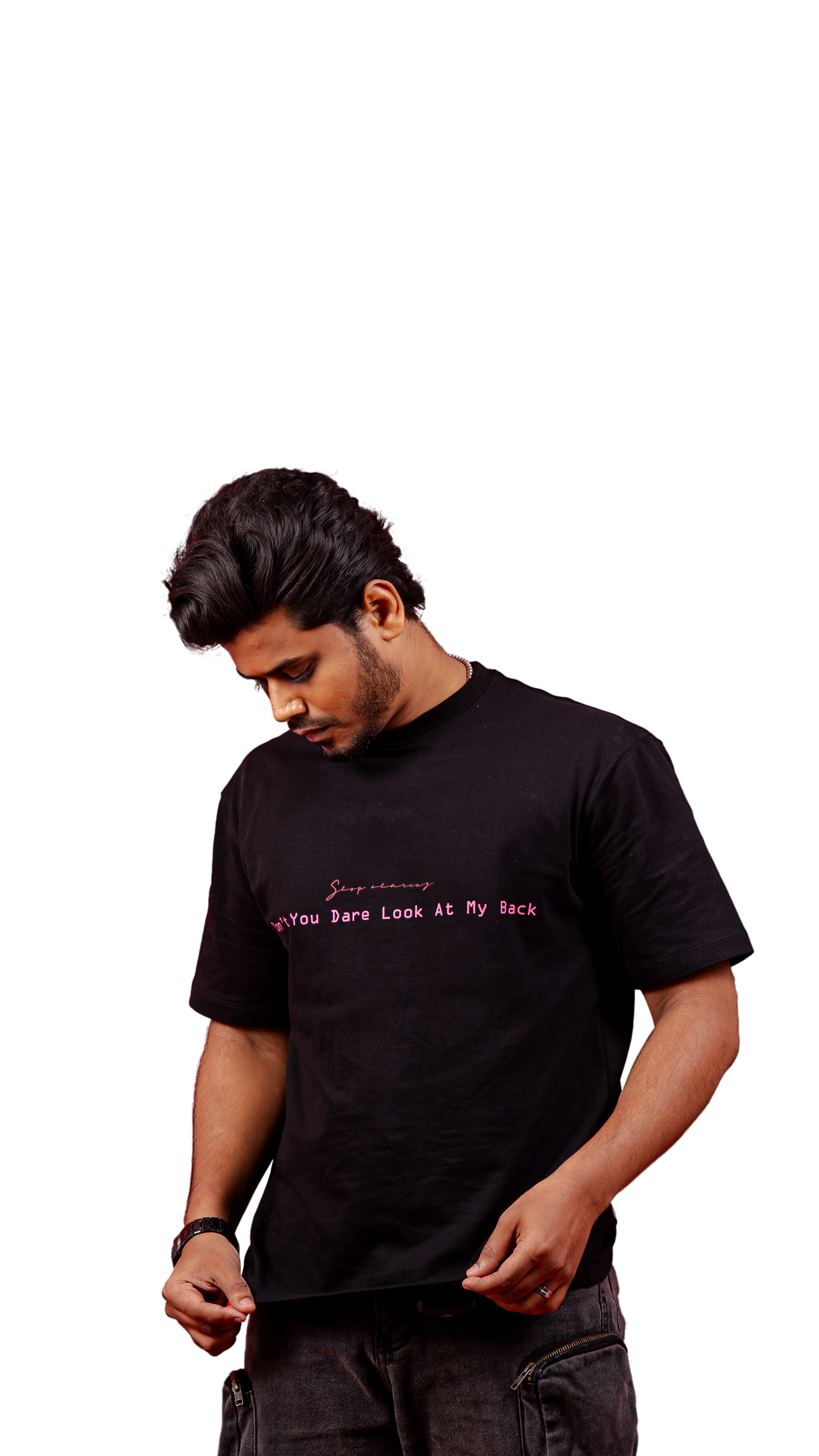 The Flirt Tee - Blacked Out Premium Stitch
