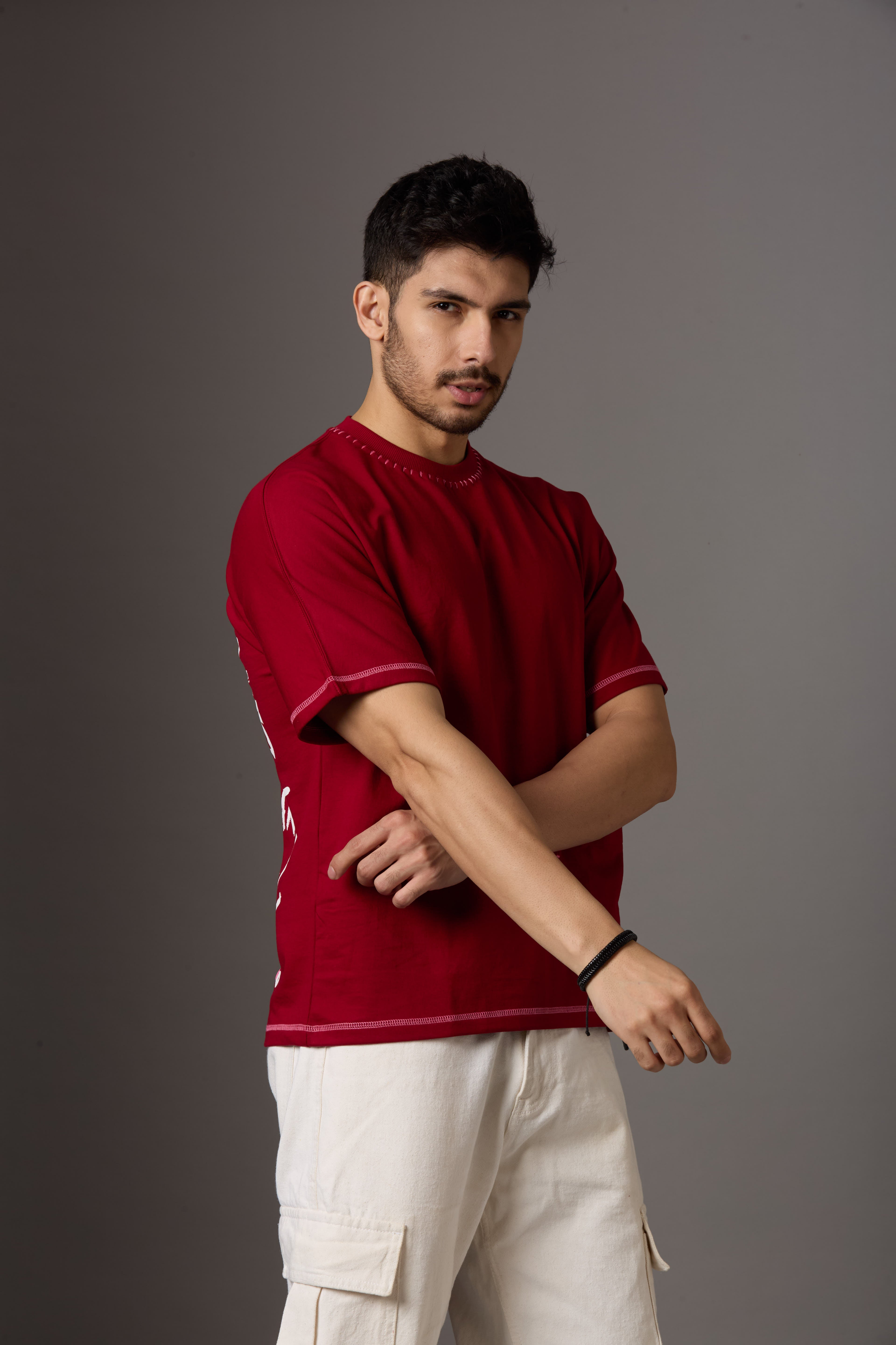 The Pocket Tee - Maroon