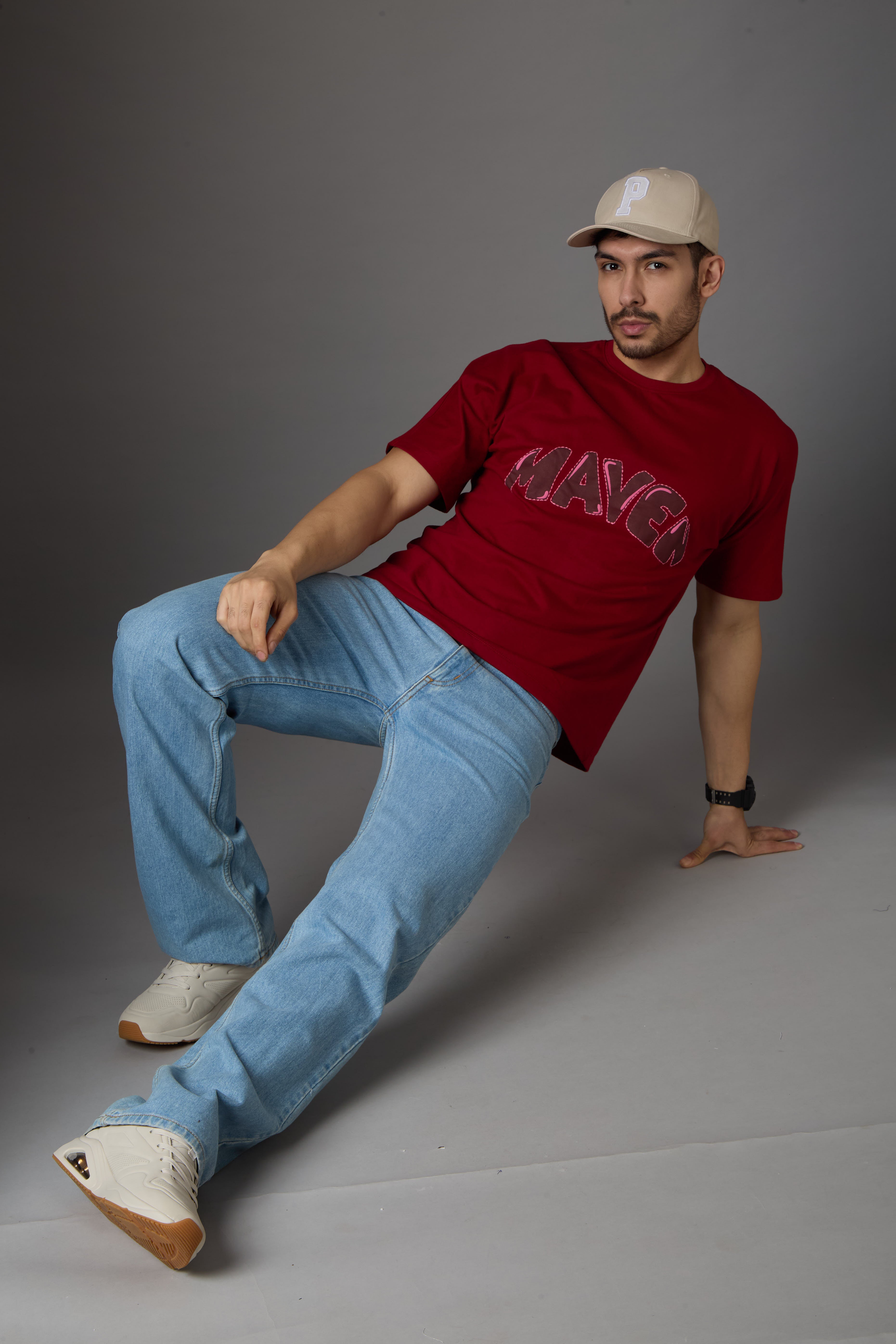 The Maven Tee - Maroon