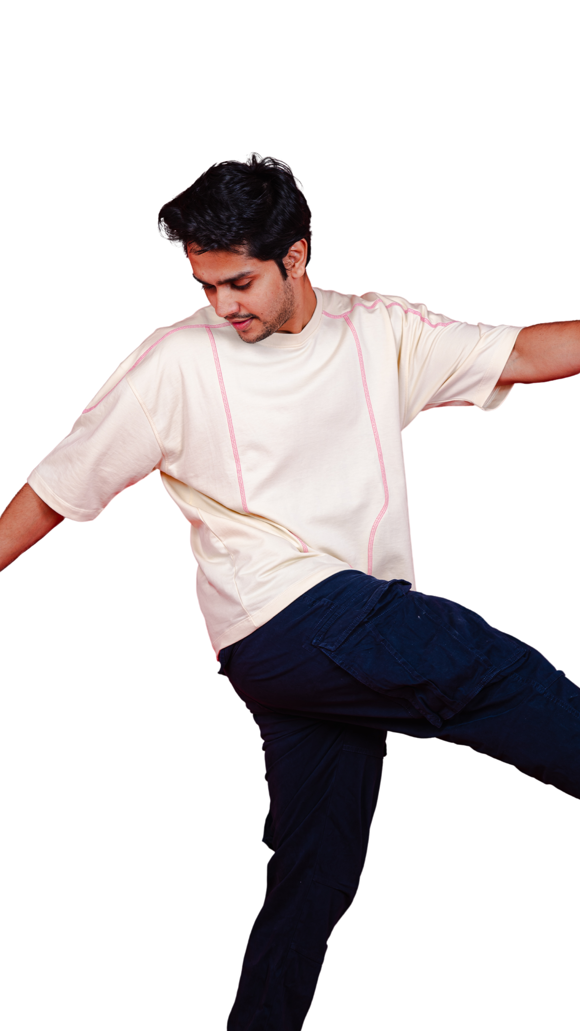 “BLOOD-STITCHED” — RAGLAN CUT & SEWN TEE